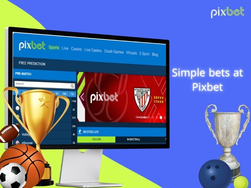 Single bets on Pixbet