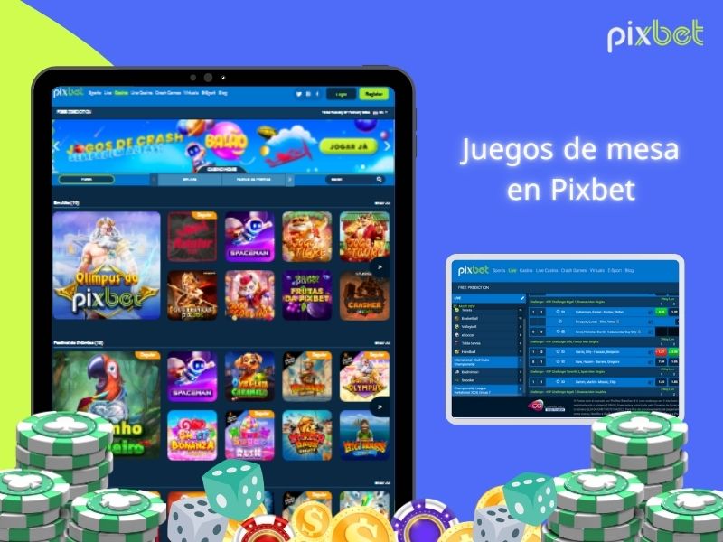 Juegos de mesa en Pixbet