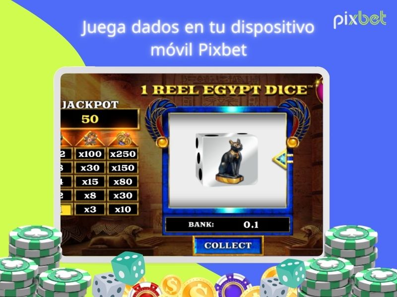 Dados de Pixbet desde tu dispositivo móvil