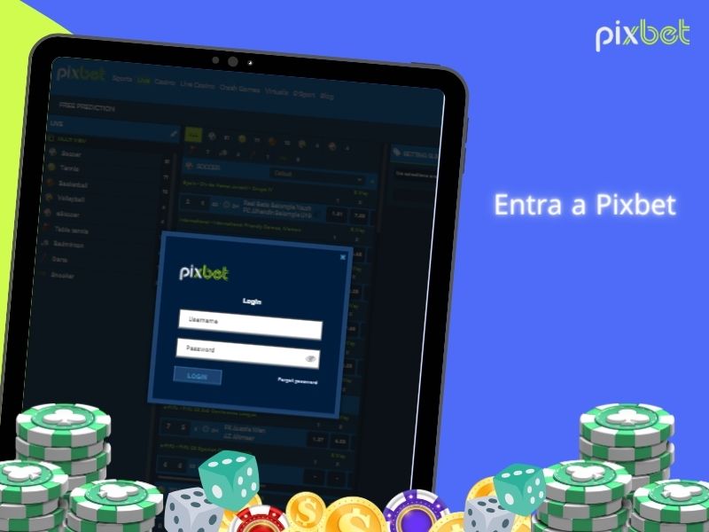 Inicia sesión en Pixbet