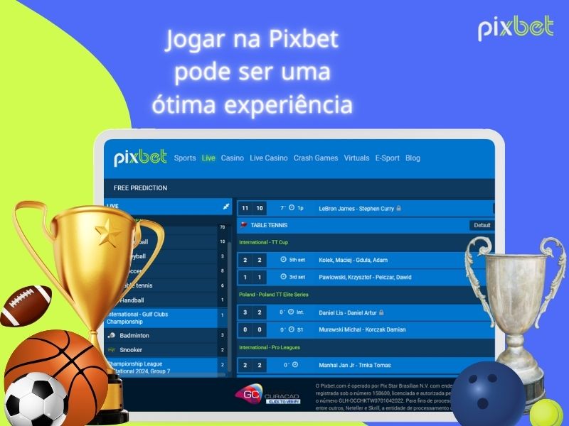 Aposte na Pixbet