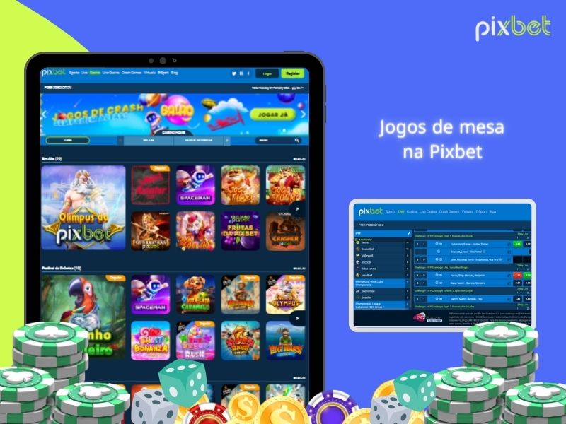 Jogos de mesa na Pixbet